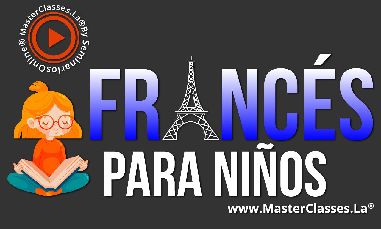 Banner Curso Online de Frances para Niños, Idioma Frances para niños, Cursos de Idiomas para Niños