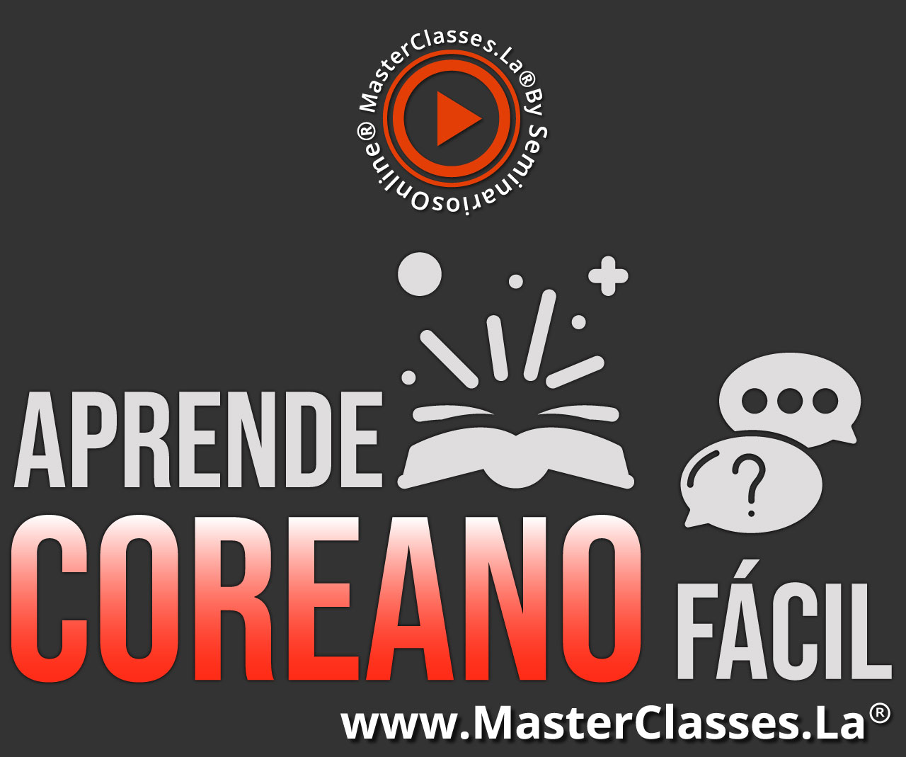 Banner Curso Online de Idioma Coreano, Aprende Coreano, curso hotmart de Coreano